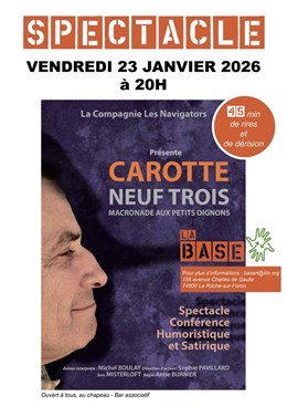 CAROTTE NEUF TROIS Macronnade aux petits oignons