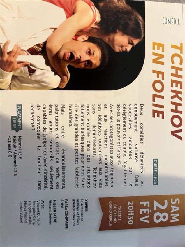 TCHEKHOV EN FOLIE !