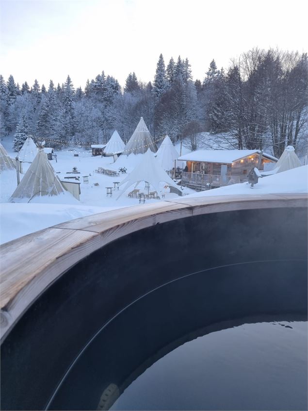 Soirées Noctu'Spa au Village Tipi_Le Revard - village tipi