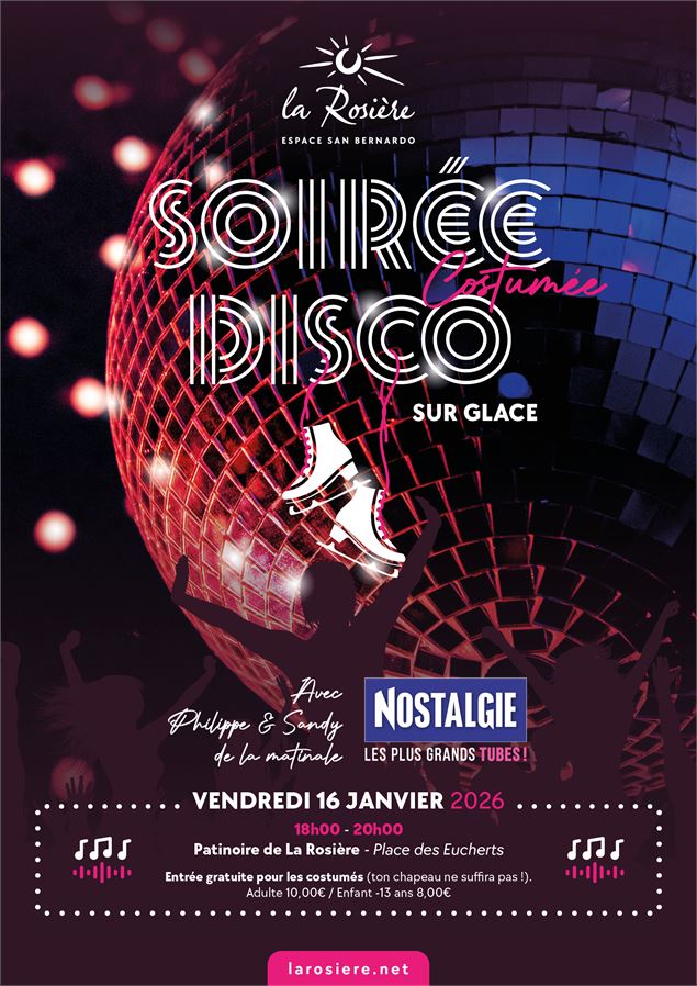 Soirée Disco sur glace_La Rosière - Montvalezan