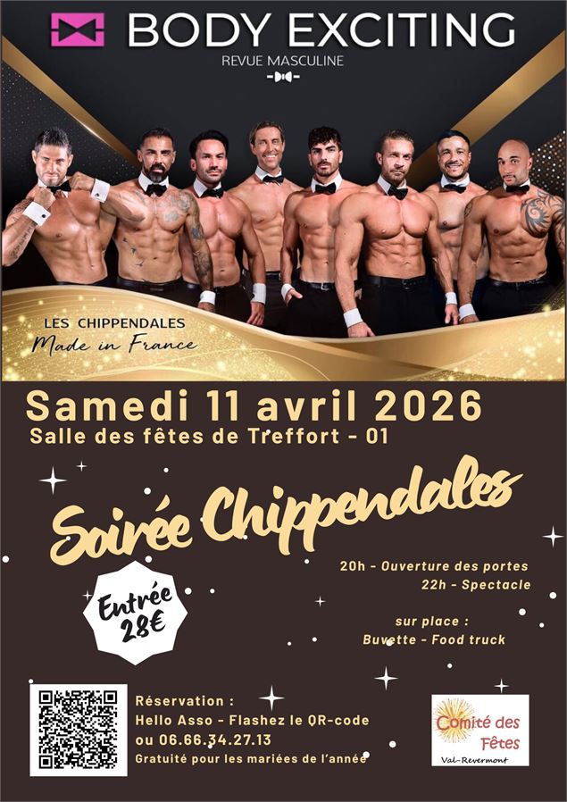 Soirée chippendales - comité