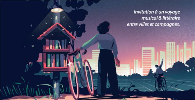 Affiche des nuits de la lecture 2026 - Ville de Thonon