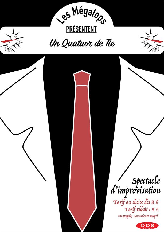 Théâtre d'improvisation : Un Quatuor de Tie_Annecy - Les Mégalops