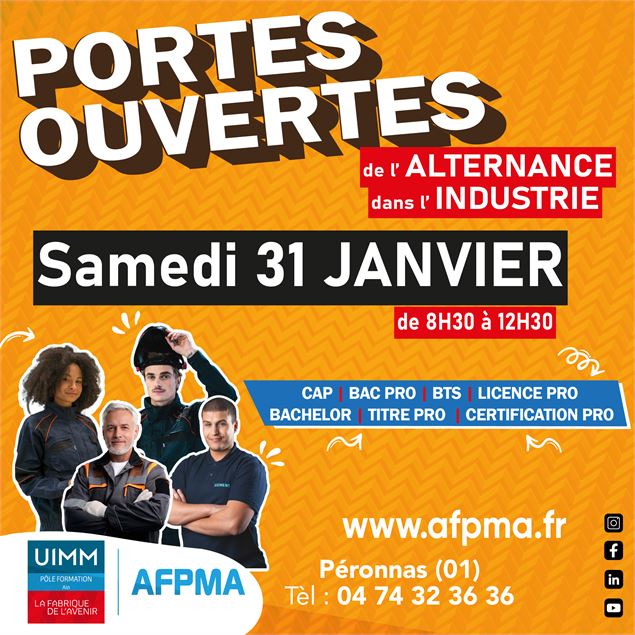 Portes ouvertes AFPMA FORMATION - AFPMA