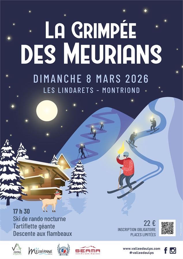 Affiche de la 6ème Grimpée des Meurians