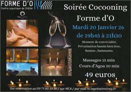 Soirée cocooning à Forme d'O - Spa Océane