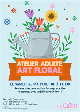 Atelier d'art floral pour adultes_Annecy