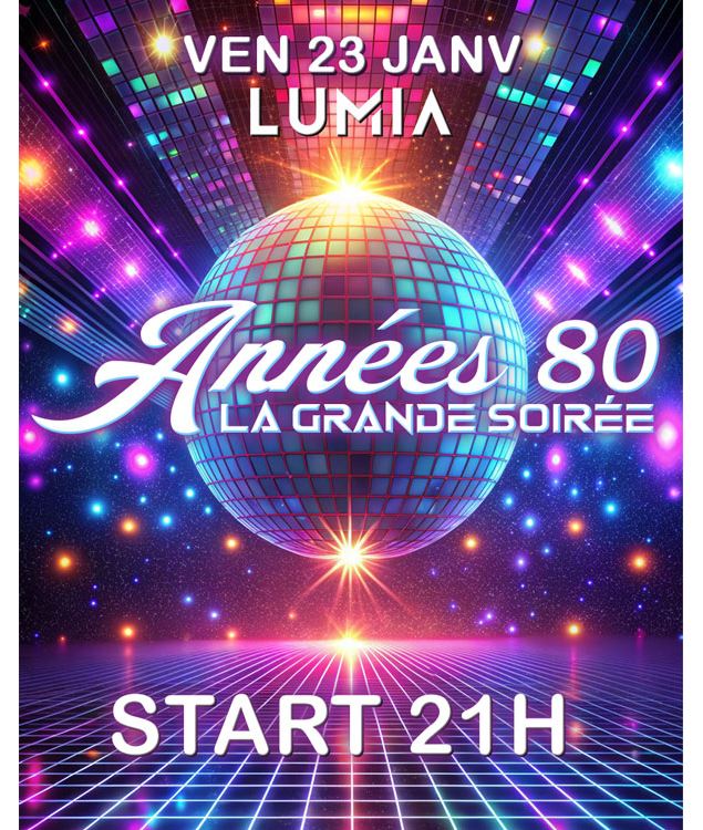 Grande soirée Années 80_Bonneville