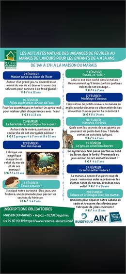 Mission survie au coeur de l'hiver au Marais de Lavours_Ceyzérieu - Maison du Marais