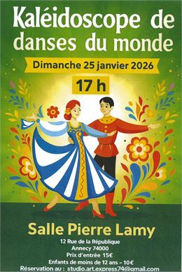 Kaléidoscope de danses du monde_Annecy - Studio Art express