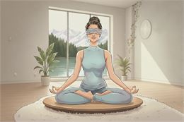 Yoga les yeux bandés - OT Flaine