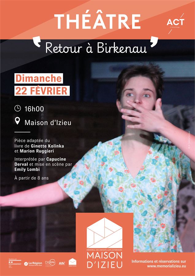 Retour à Birkenau - D’après le livre de Ginette Kolinka - Maison d'Izieu