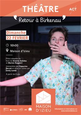 Retour à Birkenau - D’après le livre de Ginette Kolinka - Maison d'Izieu