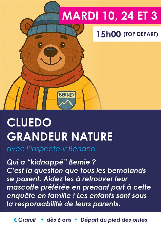 Affiche de l'animation - Bernex Mairie