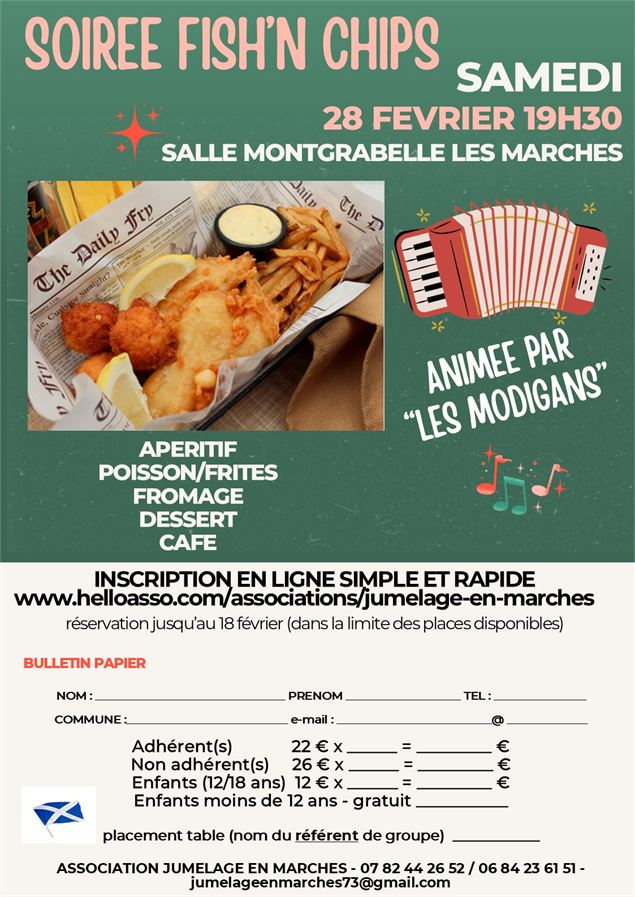 Soirée Fish'N Chips