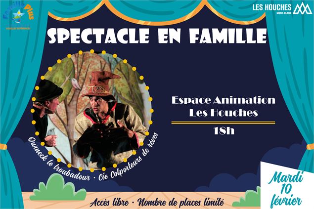 Spectacle en famille - Ourneck le troubadour_Les Houches - OT Les Houches