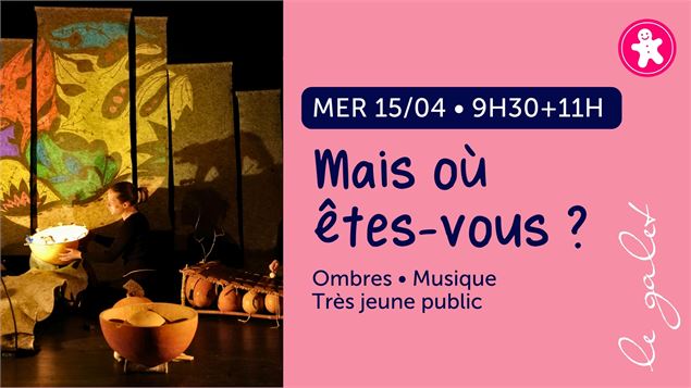 Spectacle très jeune public : Mais où êtes-vous ? - Le Galet Reyrieux
