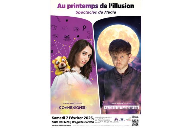 Spectacles de magie : au printemps de l'illusion_Brégnier-Cordon