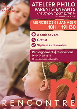 Atelier philo parents-enfants "Peut-on tout dire ?"