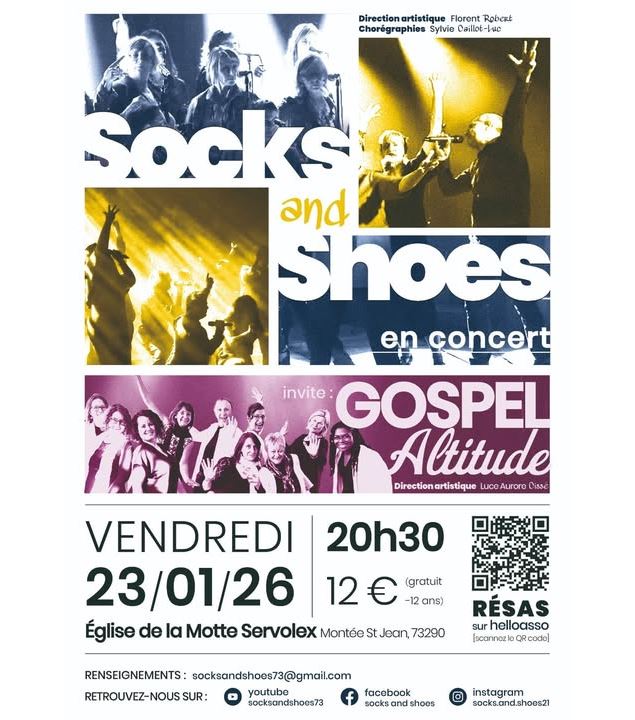 affiche concert - Socks and Shoes