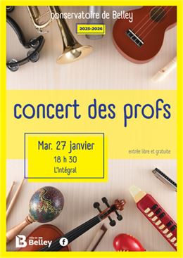 Concert des profs_Belley - Conservatoire de Belley