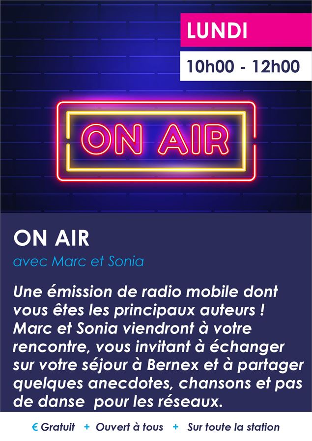 Affiche de l'animation - Bernex Mairie