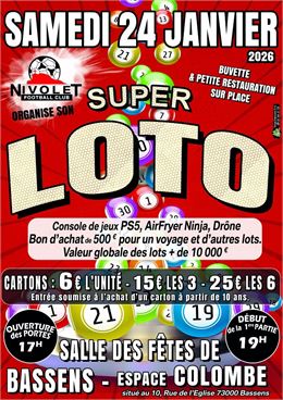 Affiche loto - Football club du Nivolet