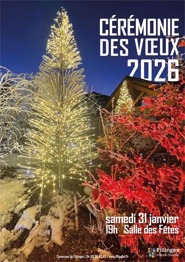 Cérémonie des Voeux du Maire_Fillinges - Service communication Mairie de Fillinges