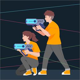 Tir pistolet laser à Thollon-les-Mémises - Freepik