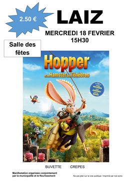 Séance cinéma "Hopper et le hamster des ténèbres" - SEANCE CINEMA HOOPER