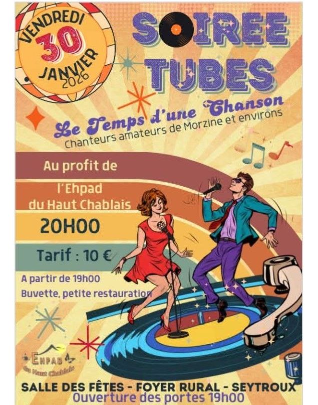 Soirée Tubes Seytroux - Foyer rural Seytroux