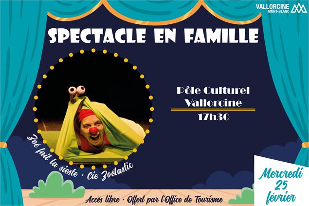 Spectacle en famille - Zoé fait la sieste_Vallorcine - OT Les Houches