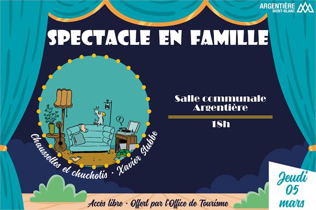Spectacle en famille - Chaussettes et chuchotis_Argentière - OT Les Houches