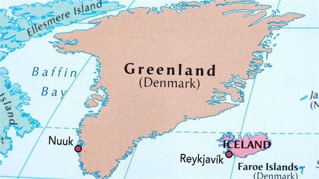 carte du groenland - canva