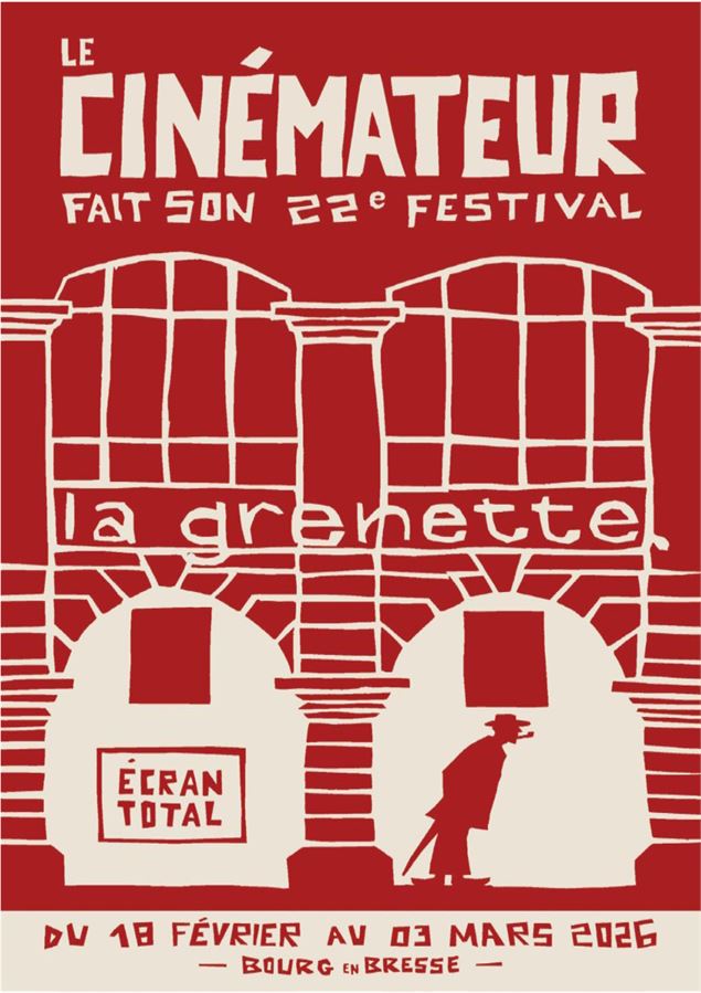 Affiche Festival Ecran Total 2026 - ©Graphisme par Hershel Lemarach