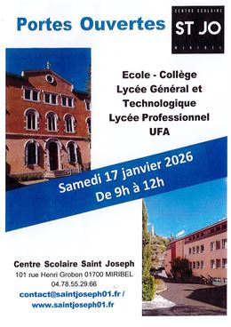 Portes Ouvertes au centre scolaire St-Joseph - centre scolaire St-Joseph