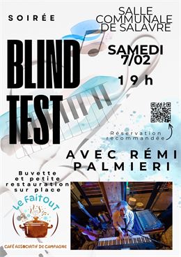 SOIRÉE BLIND TEST EN LIVE  avec Rémi Palmieri - Rémi Palmieri