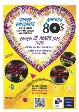 Soirée dansante de La Ligue contre le cancer_Valserhône - Ligue contre le cancer délégation de Valse