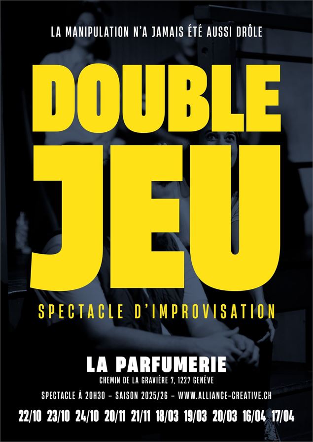DOUBLE JEU – spectacle d'improvisation - Alliance Créative