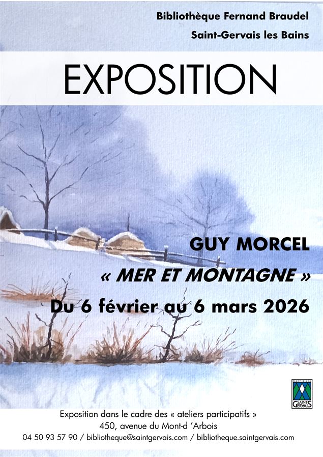 Exposition - Mer et montagne par Guy Morcel_Saint-Gervais-les-Bains - Guy Morcel