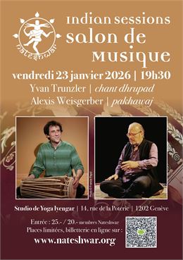 Indian Session | Salon de Musique avec Yvan Trunzler (chant Dhrupad) et Alexis Weisgerber (pakhawaj)