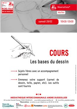 Cours : Les Bases Du Dessin_Cruseilles - Micro-Folie Cruseilles