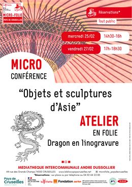 Objets et sculptures d'Asie : Micro-Conférence_Cruseilles - Micro-Folie Cruseilles