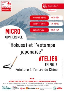 Hokusai et l'estampe japonaise : micro-conférence_Cruseilles - Micro-Folie Cruseilles