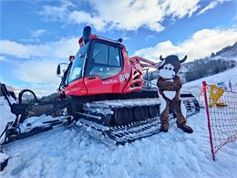 Pistache sur le front de neige des Evettes - OT Flumet / St Nicolas la Chapelle