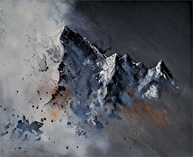 Exposition de Linday JAY - Aquarelles et Peintures à l'huile - Galerie d'art Barbara Thollot_Samoëns