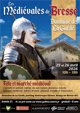 Affiche Medievales de Bresse 2026 - Gallina Solaris