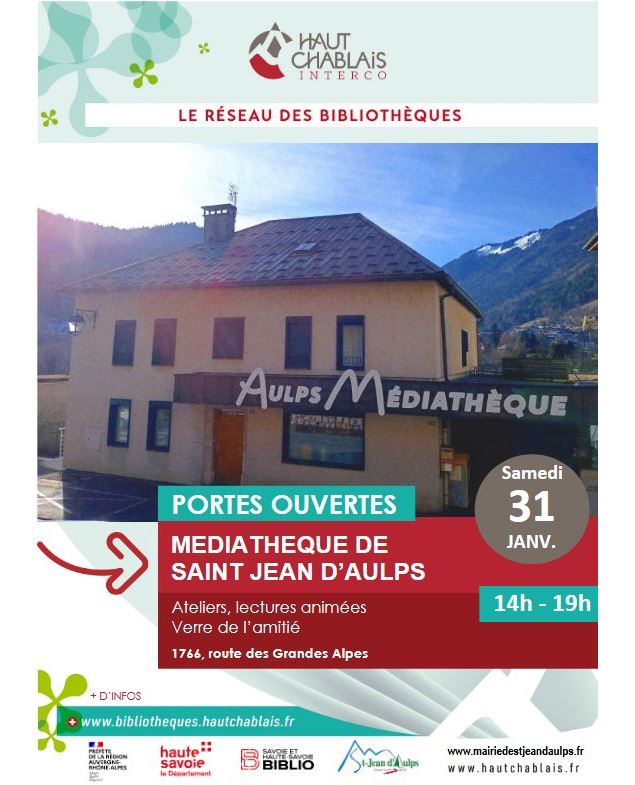 Médiathèque de Saint-Jean-d'Aulps-Saint - Réseau des bibliothèques du Haut-chablais