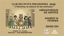 Le club des petits philosophes_Servoz