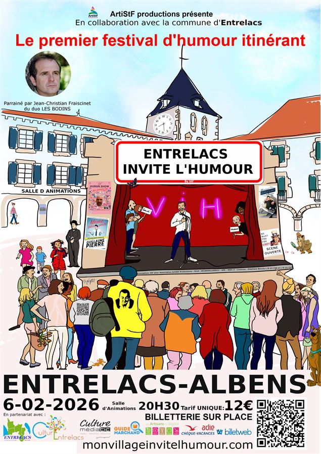 Entrelacs invite l'humour - ArtiStF productions et Commune d'Entrelacs